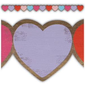 Home Sweet Classroom Hearts Die Cut Border [TCR8457]