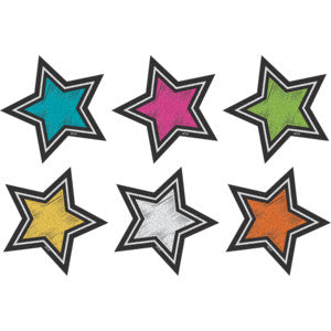 Chalkboard Brights Stars Mini Accents [TCR3554]