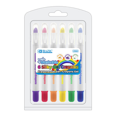 Silky Gel Crayons 6 Color [2560]