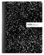 Office Depot Brand Composition Book, 7-1/2" x 9-3/4", Wide Ruled, 100 Sheets, Black/White [588268]