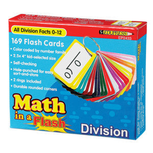 Math in a Flash Cards: Division [TCR62433]