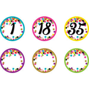 Confetti Numbers Magnetic Accents [TCR77007]