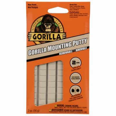 Gorilla Removable Mounting Putty 84 Squares [109506]