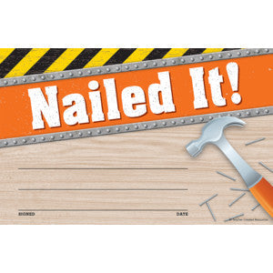 Under Construction Nailed It Awards [TCR8140] (D)