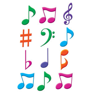 Musical Notes Mini Accents [TCR5482]