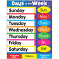 DAYS OF THE WEEK STARS CHART 17x22 [T38203]