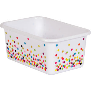 Confetti Small Plastic Storage Bin [TCR20888]