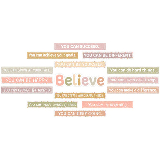 Terrazzo Tones Believe You Can Mini Bulletin Board [TCR7207]