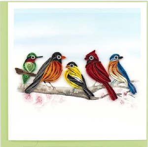 Quilled Songbirds Greeting Card [BL1182]