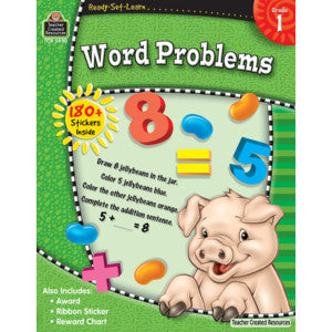 Ready-Set-Learn: Word Problems Grade 1 [TCR5930]