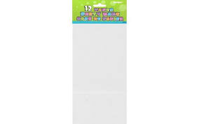 WHITE PARTY BAGS - 12 COUNTS [59011]