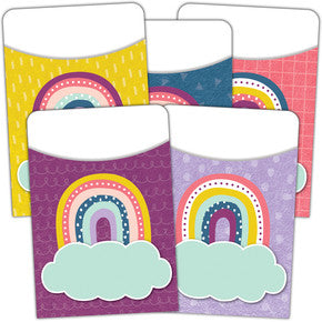 Oh Happy Day Library Pockets - Multi-Pack [TCR9061]
