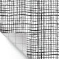 Black Freestyle Grid Peel and Stick Decorative Paper [TCR70009]