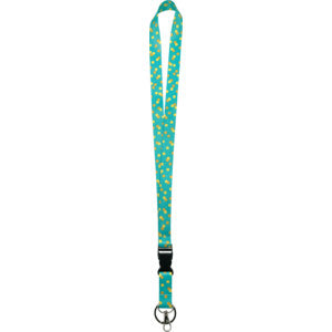 Teal Confetti Lanyard [TCR20349]