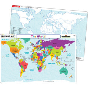 The World Map Learning Mat [TCR21020]