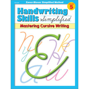 Handwriting Skills Simplified: Mastering Cursive Writing Gr. 5 [TCR0229]