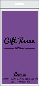 Gift Tissue Paper 10 Sheets Purple [24375]