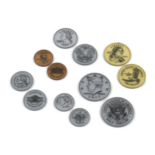Transparent Coins - Set of 50 [525013]