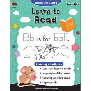 Watch Me Learn: Learn to Read [TCR8407]