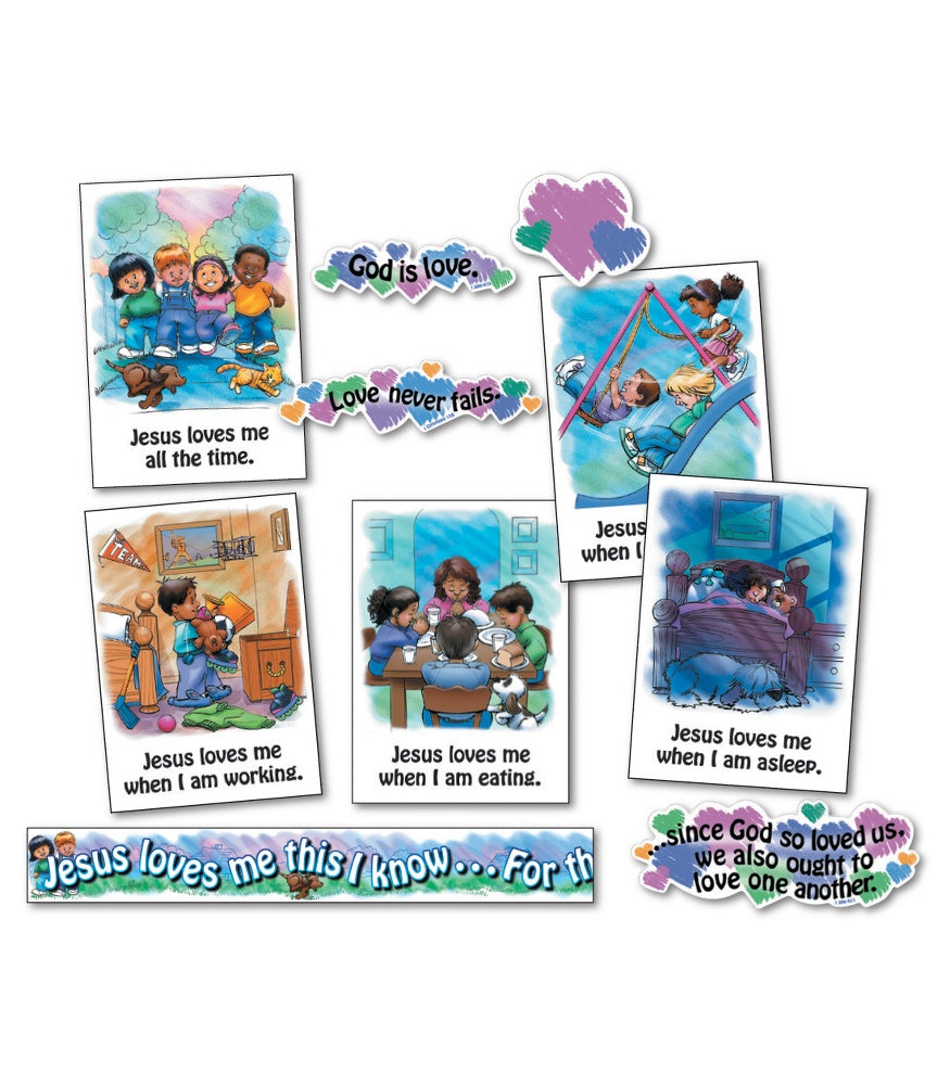 Jesus Loves Me Bulletin Board Set [CD3290]