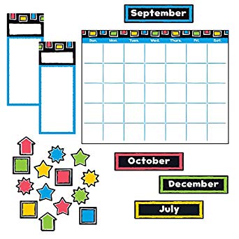 Bold Strokes Wipe-Off Calendar Bulletin Board Set [T8392]