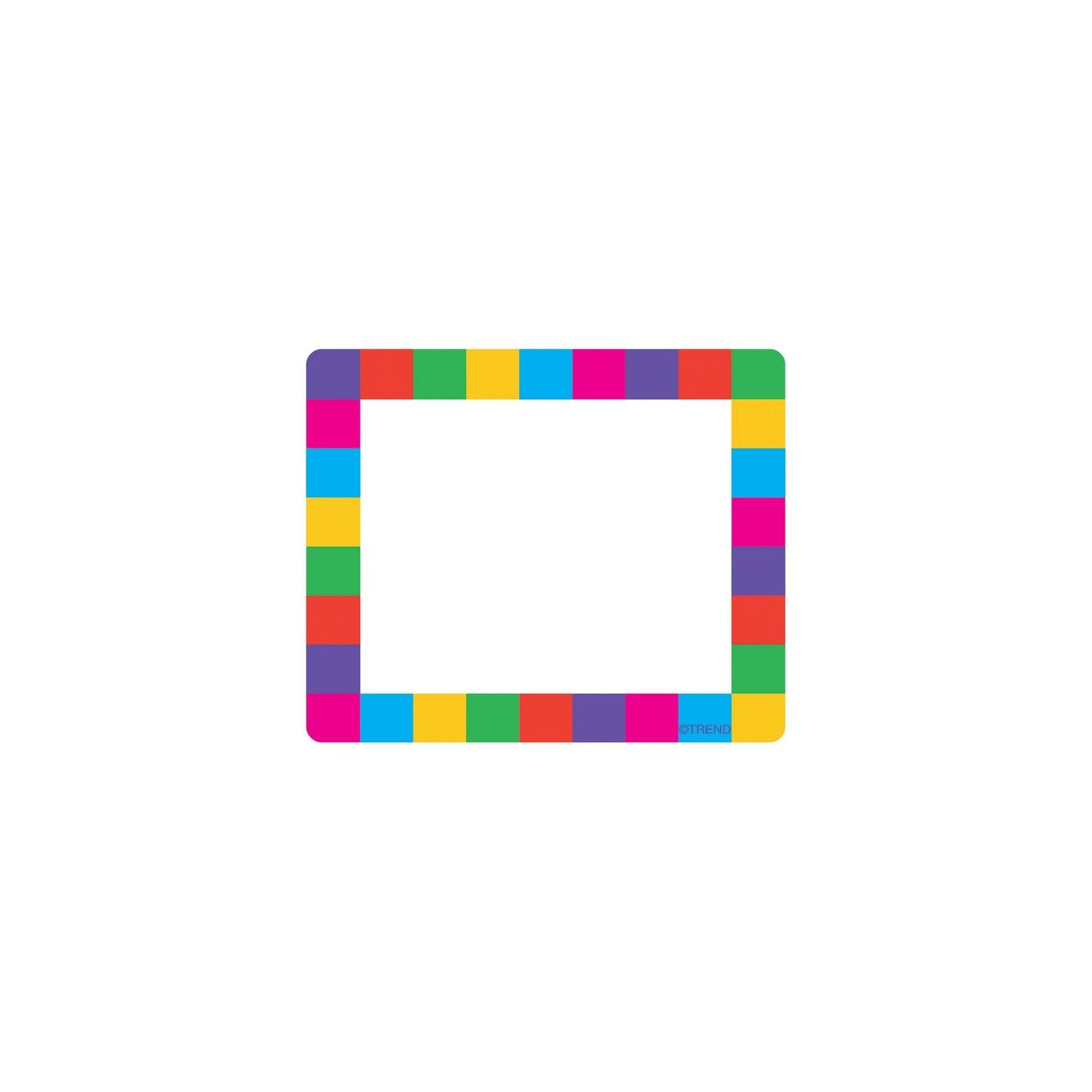 Rainbow Plaid Terrific Labels [T68015]