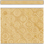 Wonderfully Wild Golden Textile Straight Border Trim [TCR6688]