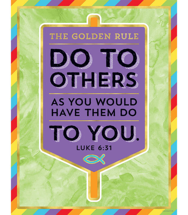 The Golden Rule Chart  (Luke 6:31) 17x22 [CD114285]