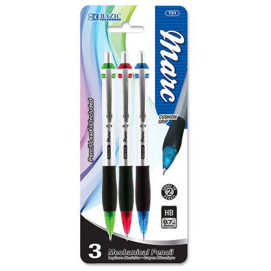 BAZIC Marc 0.7 mm Mechanical Pencil (3/Pack) [721]
