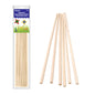 Wooden Dowel Round Natural 3/8" x 12" (6/Bag) [6810]