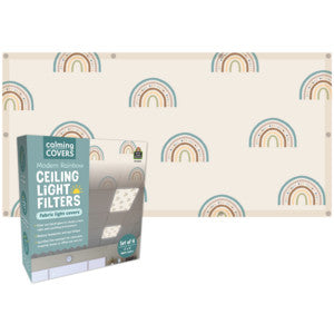 Modern Rainbow Calming Covers Ceiling Light Filters [TCR20142]