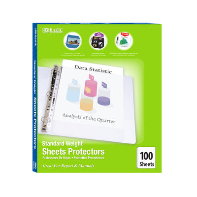 Sheet Protectors Standard Weight Top Loading (100/Box) [2131]