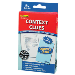 Context Clues Practice Cards Blue Level [TCR63072]