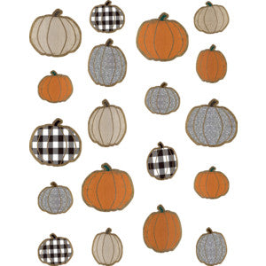 Home Sweet Classroom Pumpkins Accents - Assorted Sizes [TCR8553]