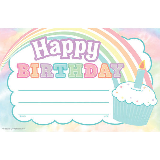 Pastel Pop Happy Birthday Awards [TCR8447]