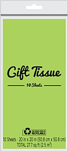 Gift Tissue Paper 10 Sheets Lime Green [24373]