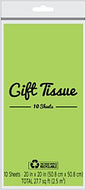 Gift Tissue Paper 10 Sheets Lime Green [24373]