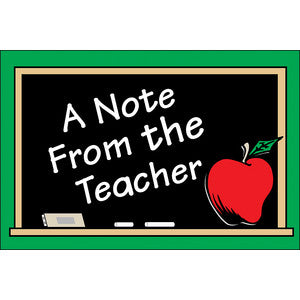 A Note From the Teacher Postcards [TCR1202]