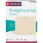 Smead Manila File Folders, Straight Tab, Letter Size, 100/Box [SMD10300]