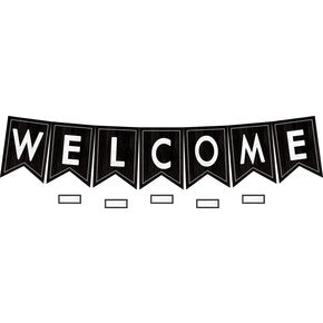 Modern Farmhouse Pennants Welcome Bulletin Board [TCR8506]