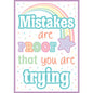 Mistakes Are Proof That You Are Trying Positive Poster [TCR7477]