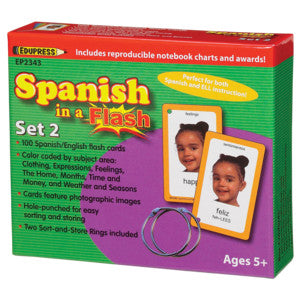 Spanish in a Flash Cards Set 2 [TCR62343]