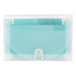 Plastic Polypropylene Accordion Expanding File, 13 Pocket, Expansion 6", Nonstandard size, Teal, Pack of 1 [ODFN1368671]