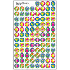 Spring Flowers superSpots Stickers [T46150]