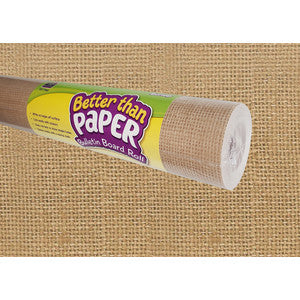 Better Than Paper Bulletin Board Roll - Burlap [TCR77365]