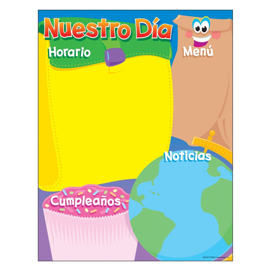 Nuestro Dia Learning Chart 17x22 [T38504]
