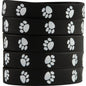 Black with White Paw Prints Wristbands [TCR6570]