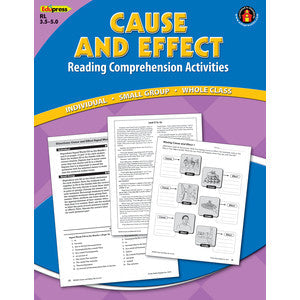 Reading Comprehension Book Cause & Effect Blue Level (D) [EP62363] [EP62363]