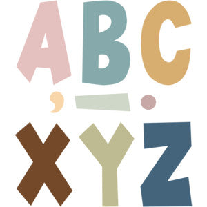 Everyone is Welcome 7" Fun Font Letters [TCR70101]