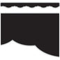 Black Fancy Scallops Border Trim [TCR9133]